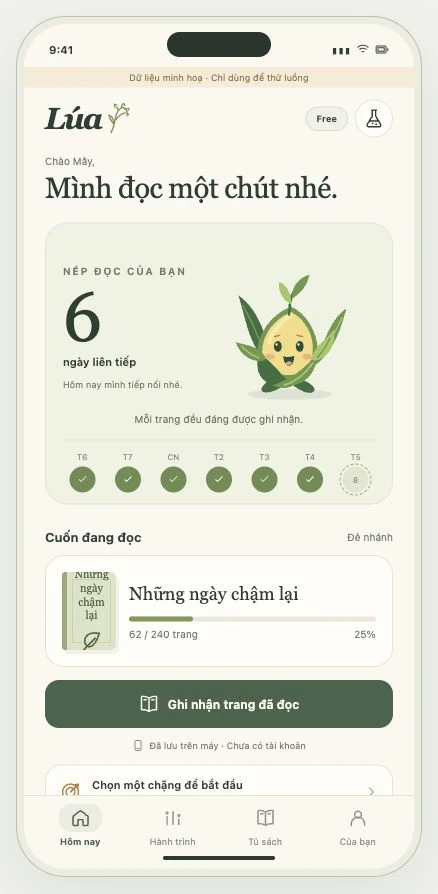 Lúa · bản mẫu tương tác