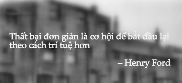 Có thật thất bại là mẹ thành công?